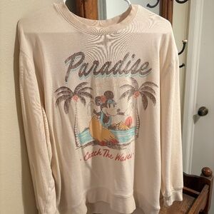 cute womens disney minnie mouse sweatshirt medium